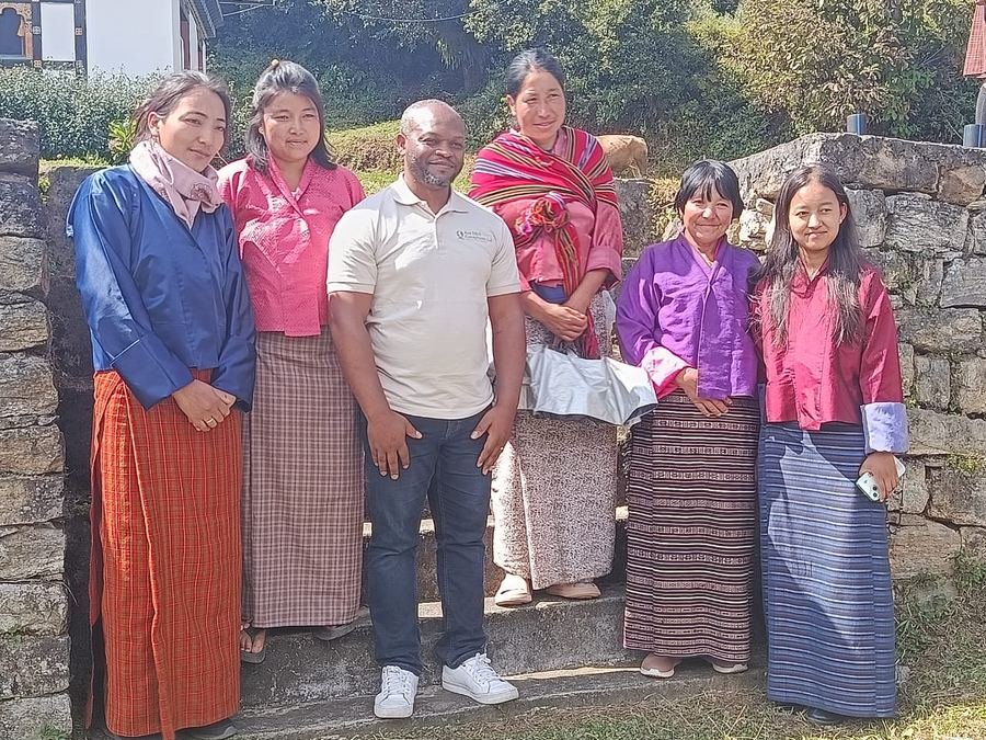 Meeting with a women's group, Bhutan